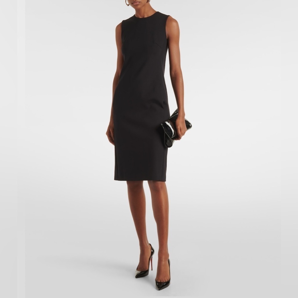 WOLFORD Scuba Midi Dress Black (19)